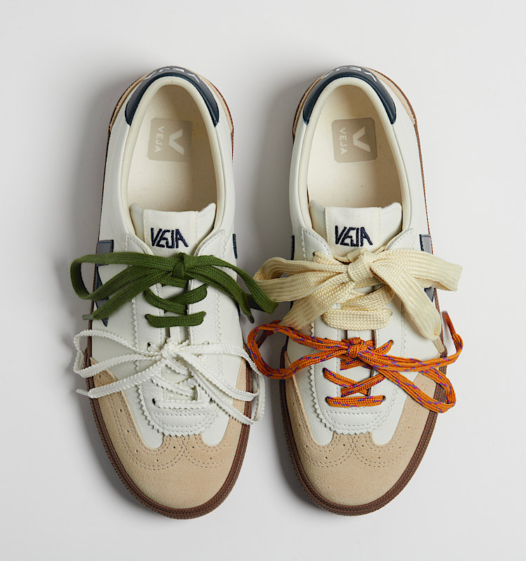 veja accessories laces-bold recycl&eacute; beige ld3721163
