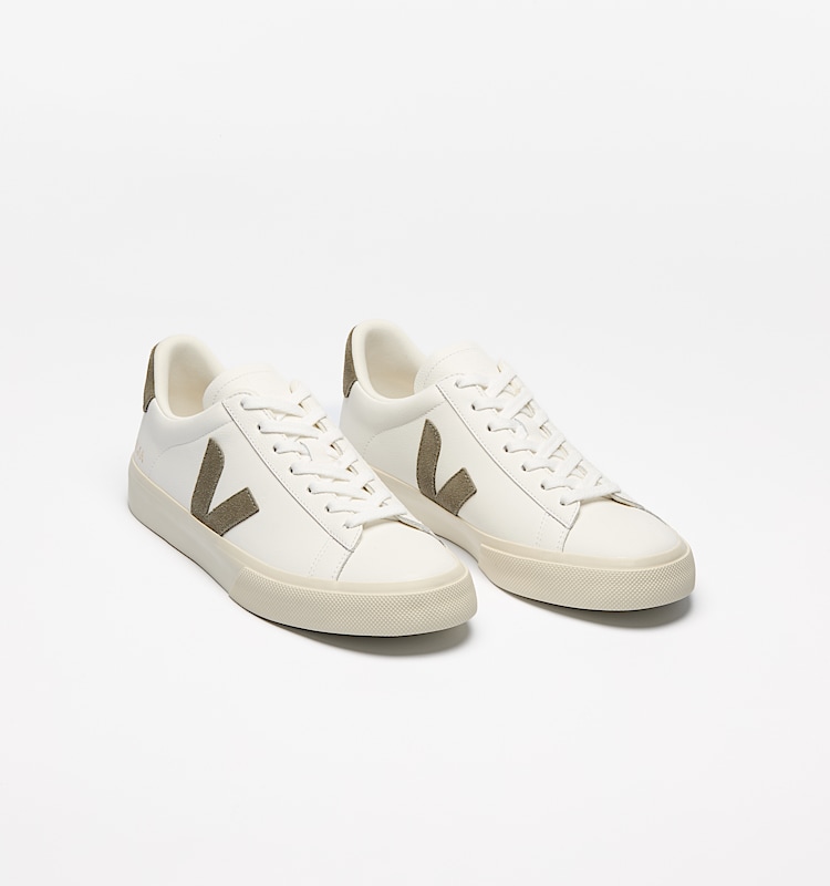 veja baskets campo cuir blanc cp0502347 Top view