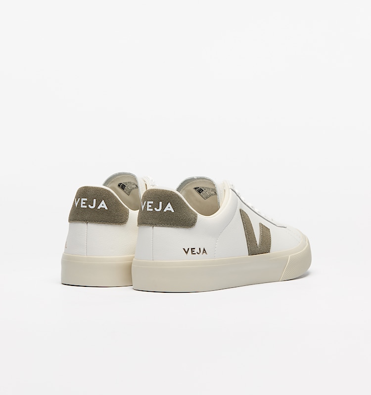 veja baskets campo cuir blanc cp0502347 Back view