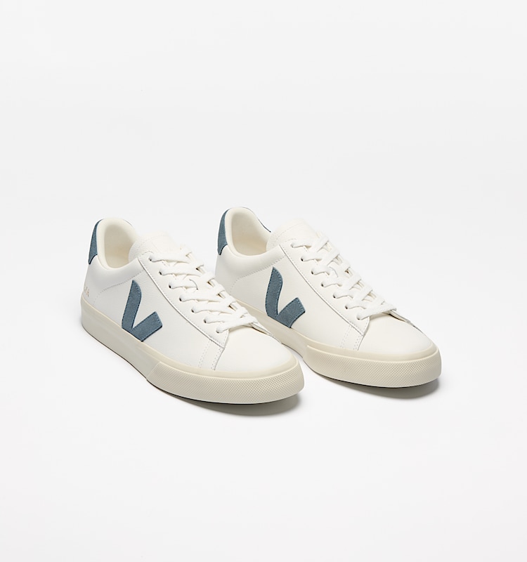 veja baskets campo cuir blanc cp0503121 Top view