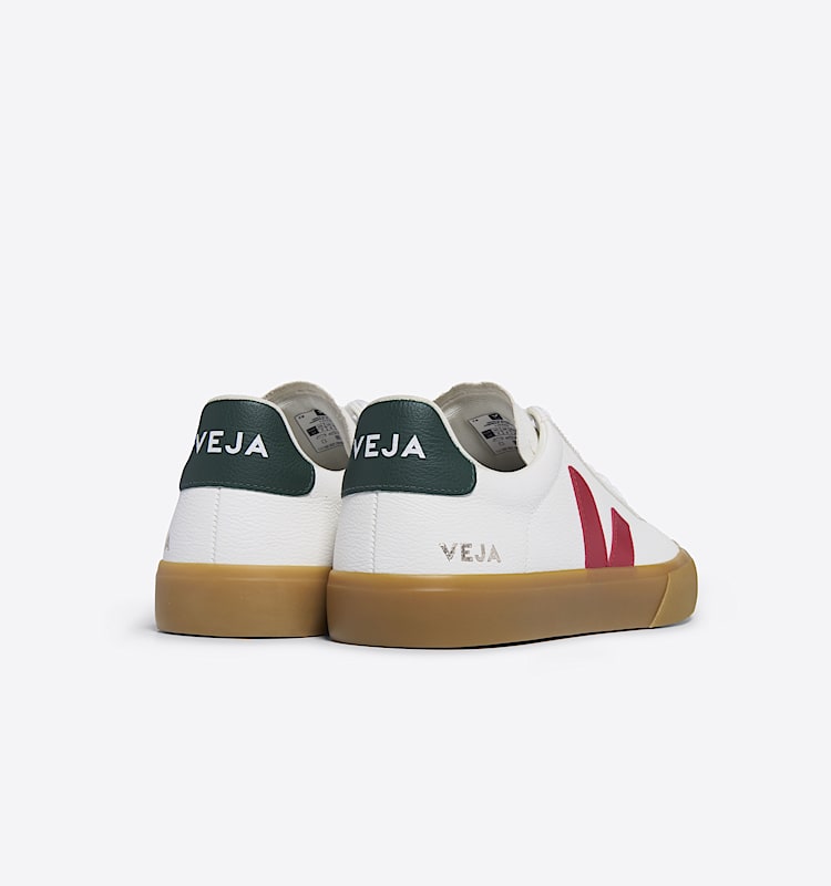 veja baskets campo cuir blanc cp0503497 Back view