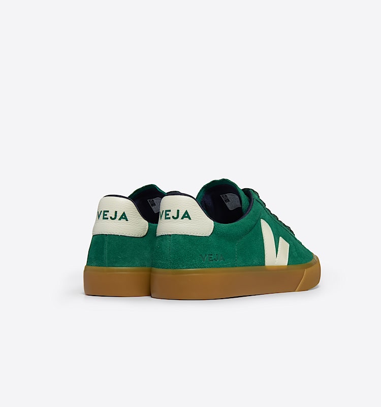 veja baskets campo su&egrave;de vert cp0303695 Back view