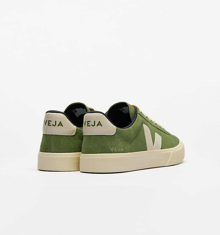 veja baskets campo su&egrave;de vert cp0320525 Back view