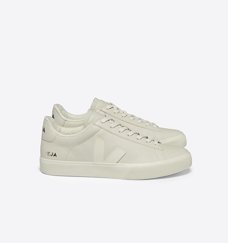 veja baskets campo-winter cuir blanc cw0503328 Lateral view