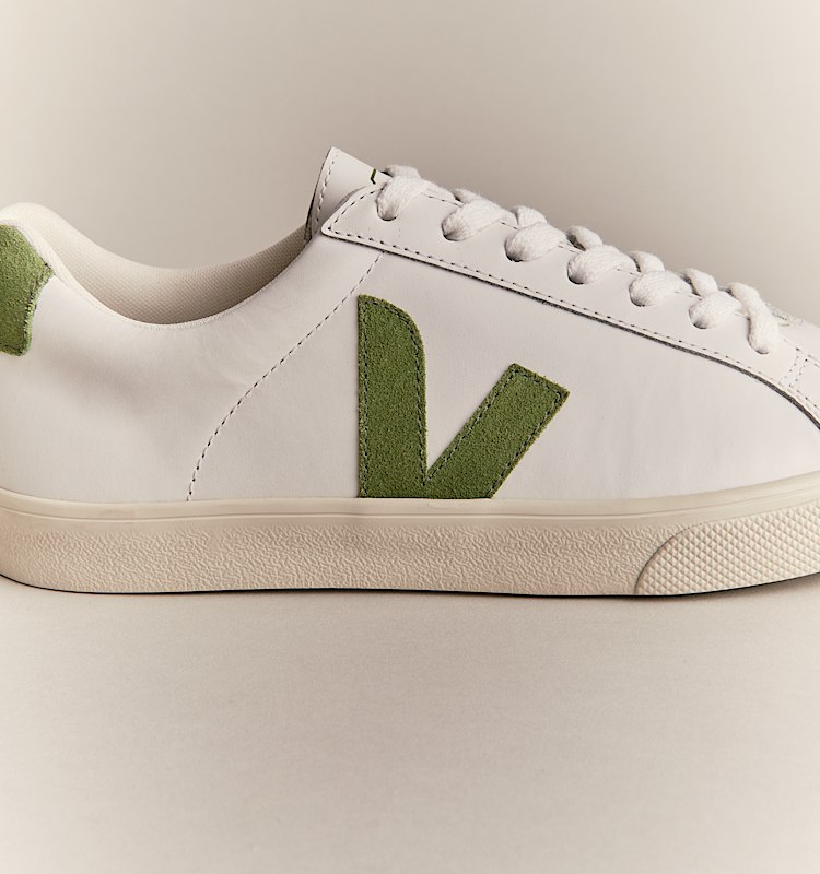 veja baskets esplar-logo cuir blanc eo0203881