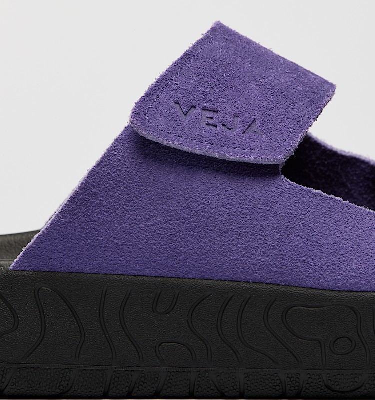 veja baskets etna su&egrave;de violet sa3220677 Back view