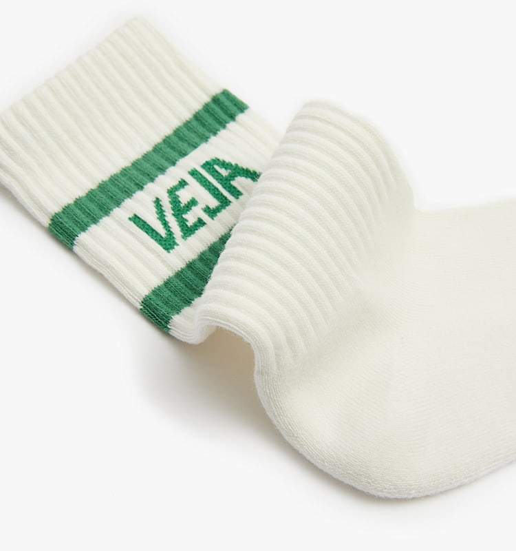 veja baskets iconic-socks blanc ic3521048 Top view