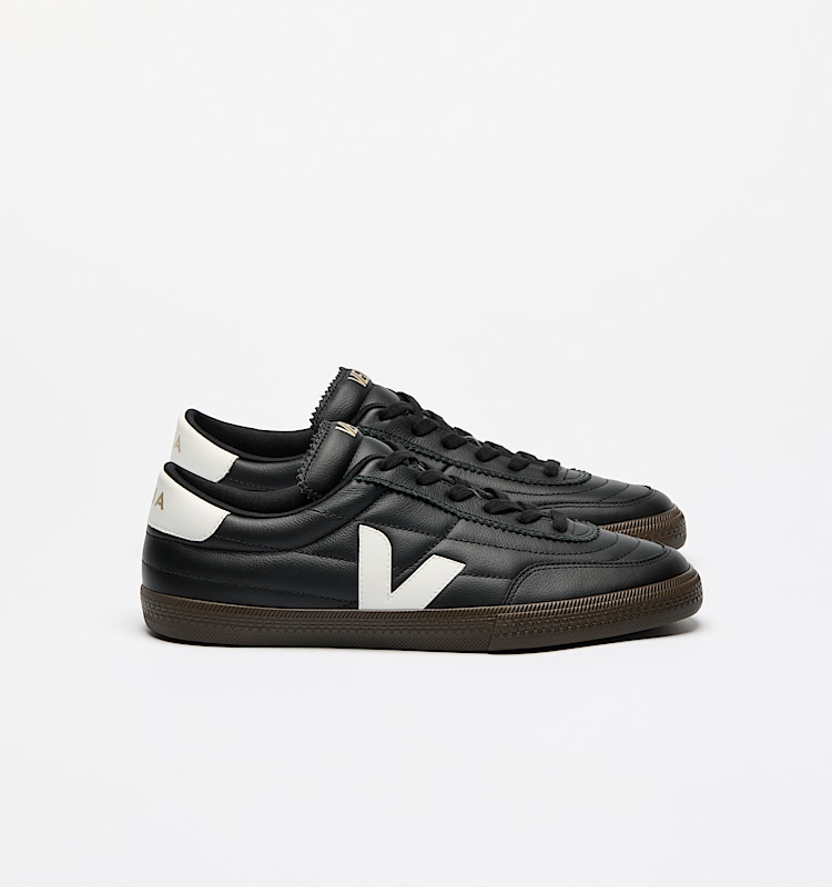 veja baskets panenka cuir noir fu2020707 Lateral view