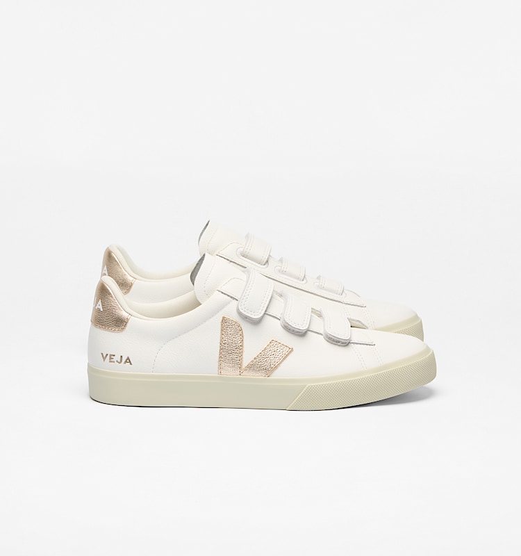 veja baskets recife-logo cuir blanc rc0502762 Lateral view