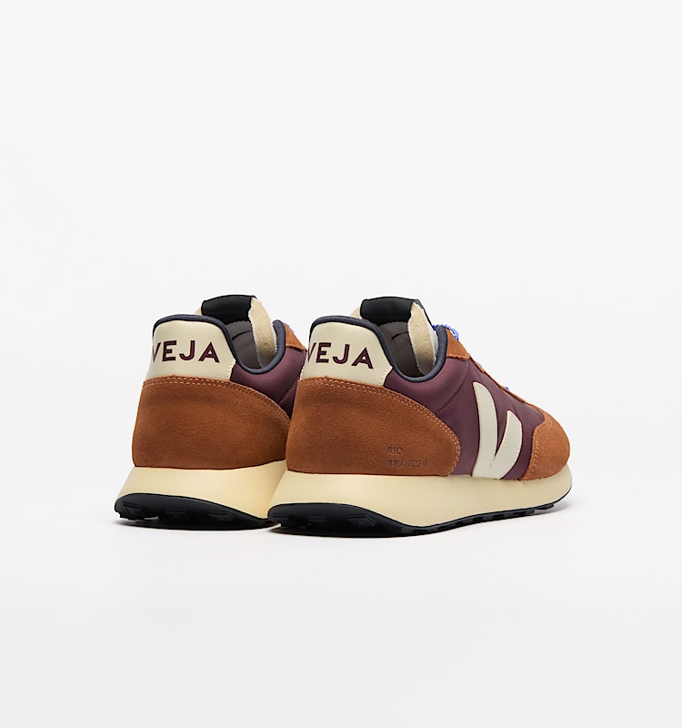 veja baskets rio-branco-ii recycl&eacute; marron ro3420852 Back view