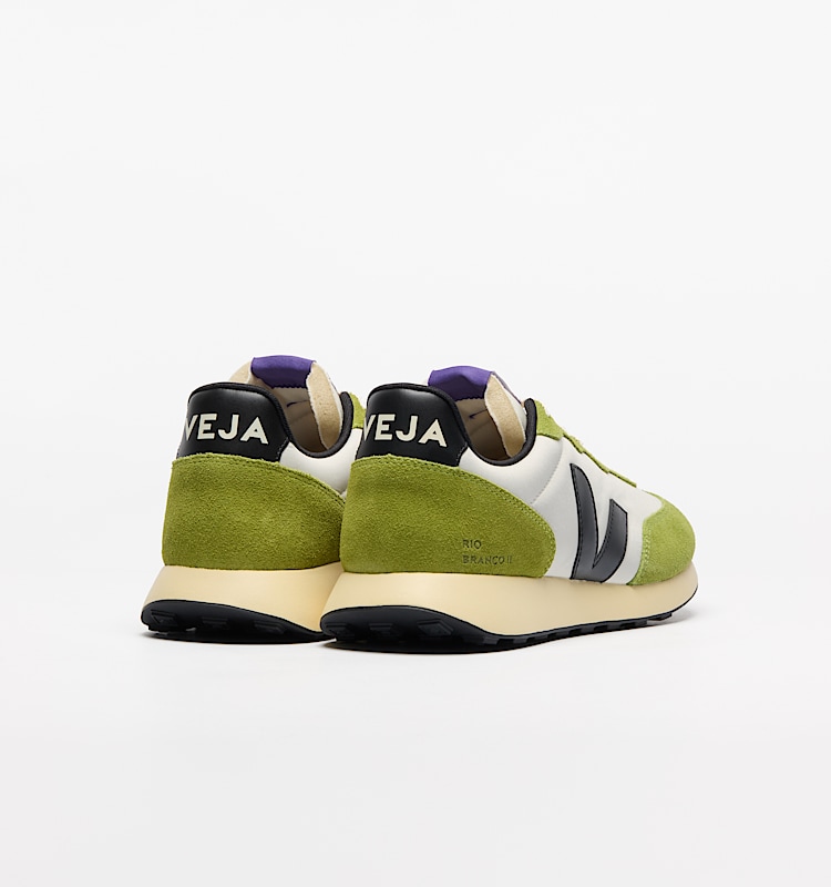 veja baskets rio-branco-ii recycl&eacute; vert ro3420853 Back view