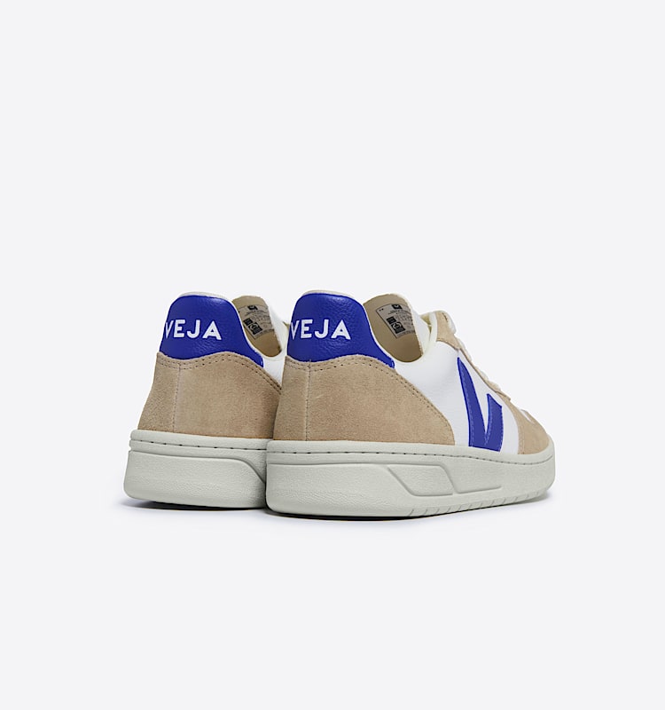 veja baskets v-10 cuir blanc vx0503477 Back view