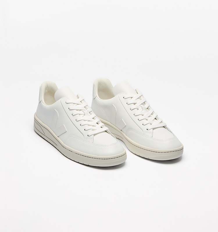 veja baskets v-12 cuir blanc xd0202297 Top view