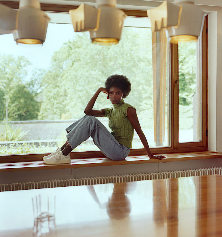 veja baskets v-90 cuir blanc vd2003655