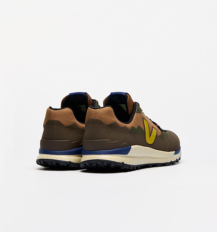 veja baskets veja-x-buff recycl&eacute; marron bu2320719 Back view