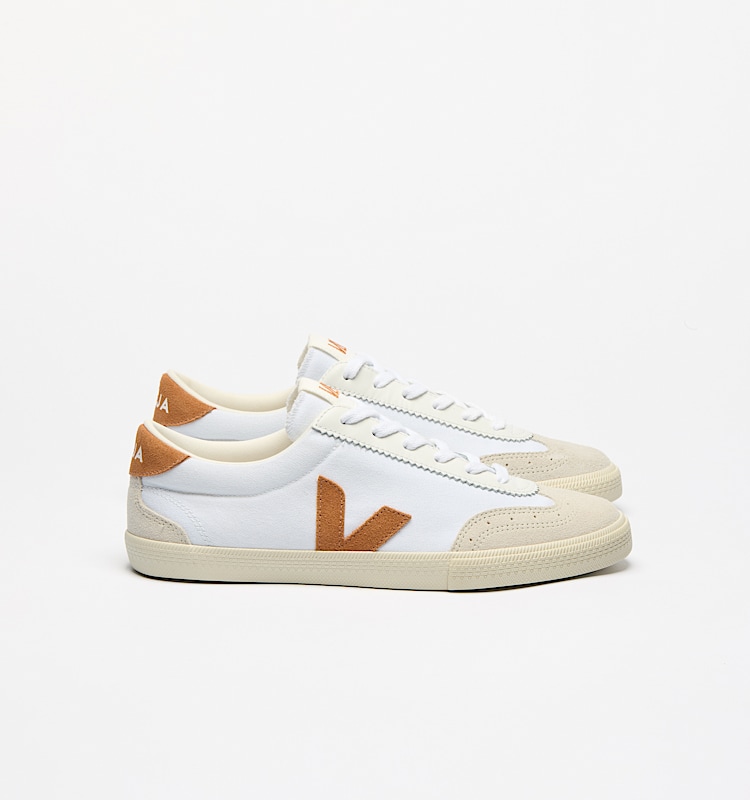 veja baskets volley coton-biologique blanc vo0103863 Lateral view