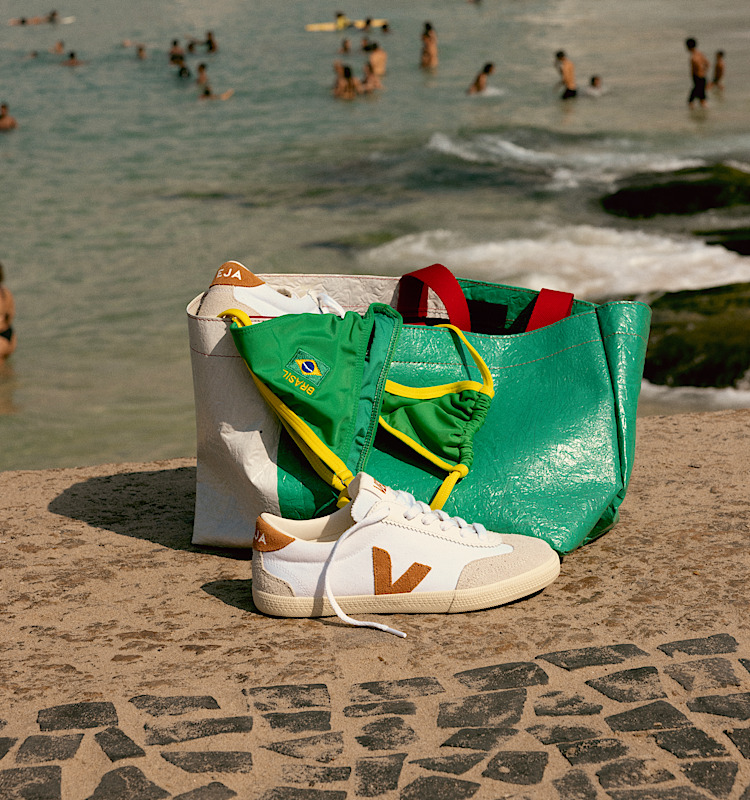 veja baskets volley coton-biologique blanc vo0103863