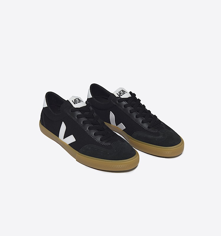 veja baskets volley coton-biologique noir vo0103529 Top view