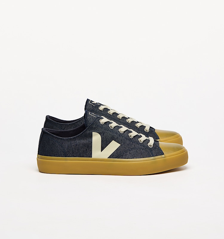 veja baskets wata-ii-low bleu pl3120638 Lateral view