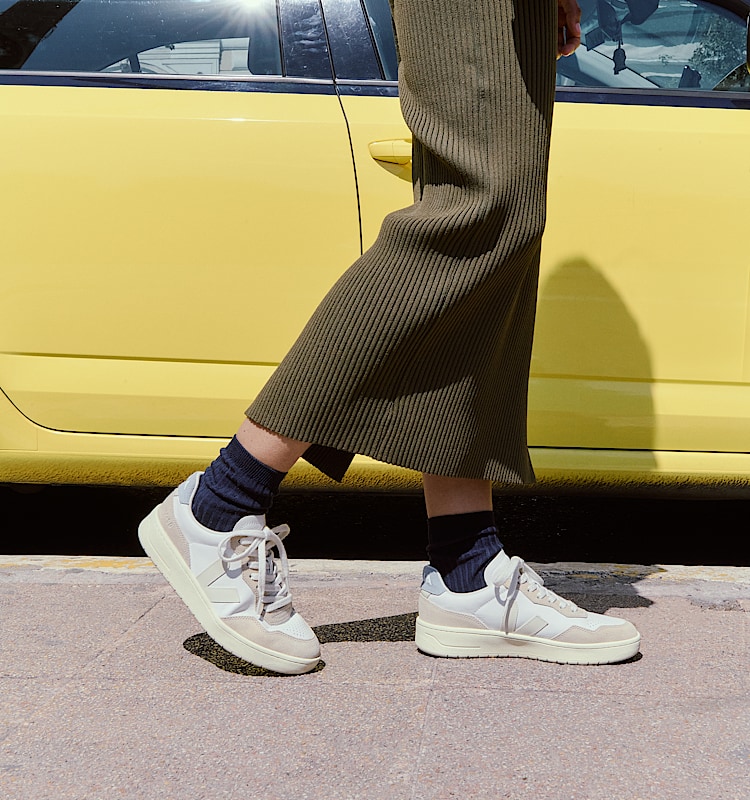 veja v-90 cuir blanc vd2003705